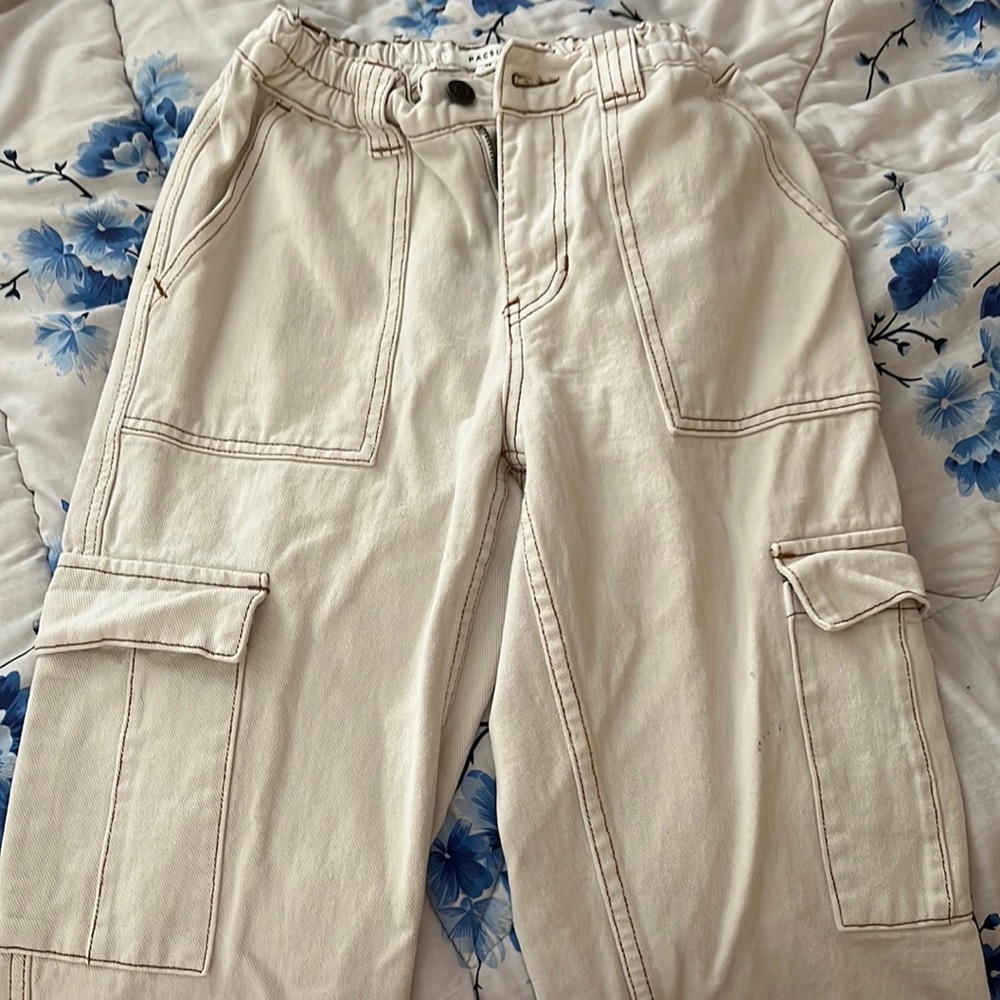 Bone utility cargo pants